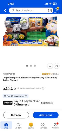 Dog Man Tank Play Set-NEW