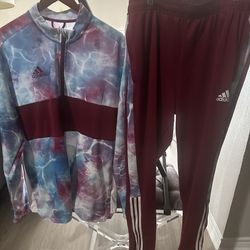 Adidas Track Suit  Jacket -XXL Pant XL