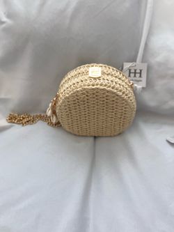 Haute Hippe Woven Straw bag