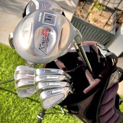 CLEVELAND GOLF TOUR ACTION TA7 MEN’S RIGHT HANDED 15 CLUB GOLF SET W/ GOLF STANG BAG