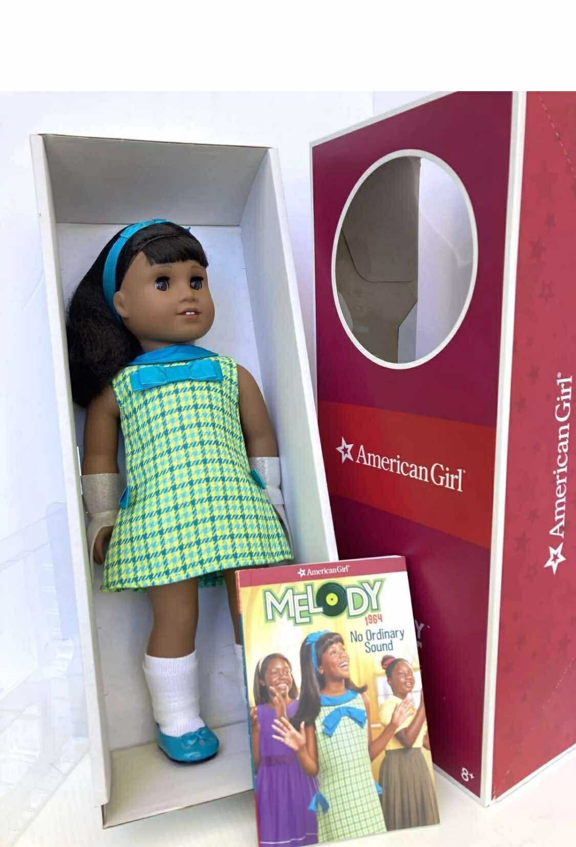 American Girl Historical  1964 Melody Ellison With Book (retired)