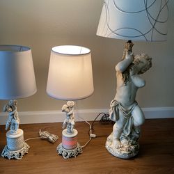 Antique, Nightstand And Dresser Lamps