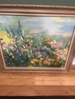 Framed And Signed Artwork 26 W 26 Tall