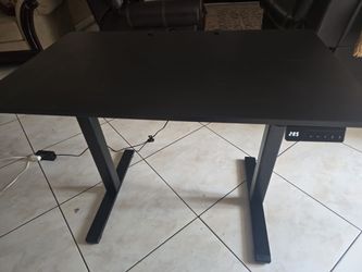 Electric height Adjustable standing Desk  , Black