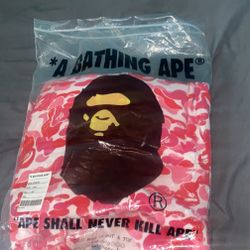 Pink Bape Hoodie