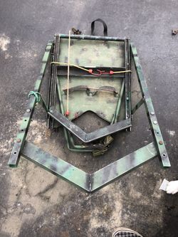 Treestand with climber