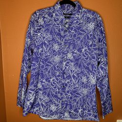 Gucci Long sleeve Shirt Purple Slim Fit Large