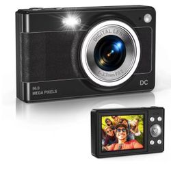 Upgrade Digital Camera, 56MP FHD 1080P Camera for Kids with 16X Zoom