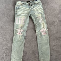 Pink Amiri Jeans