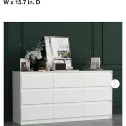 White Modern Dresser