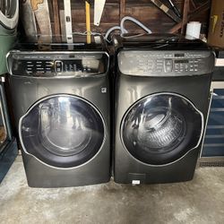 Samsung washer and dryer, double washer and double dryer, front load, with three months warranty, free delivery in the Oakland area, outside the Oakla
