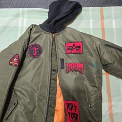 Bomber Jacket Hoodie 