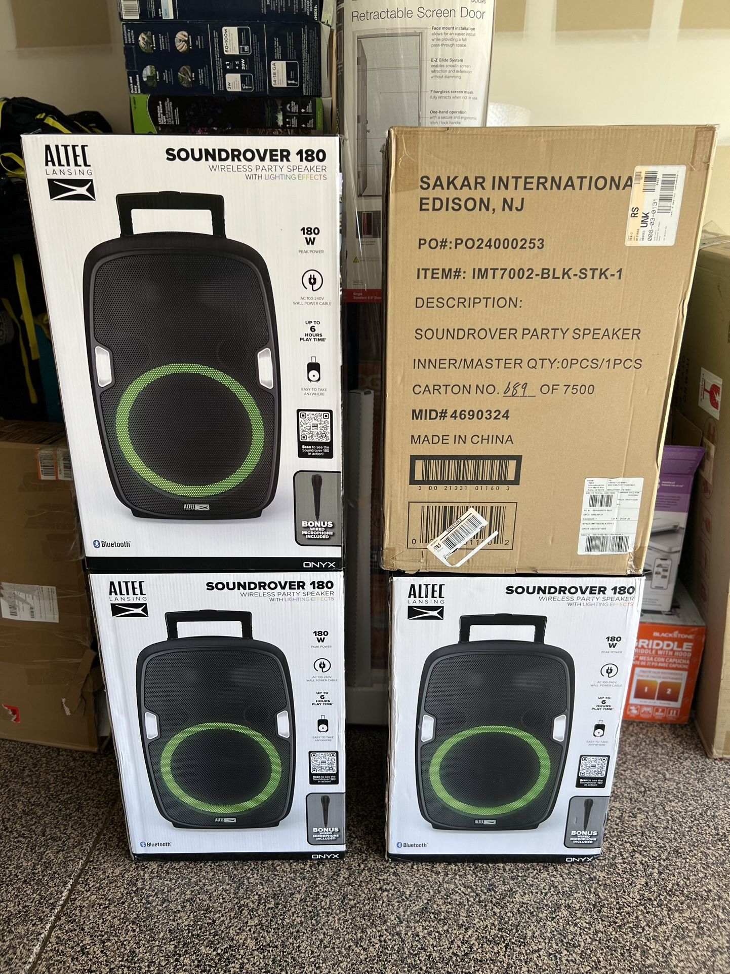 Altec Lansing SoundRover Bluetooth Wireless Rechargeable PA