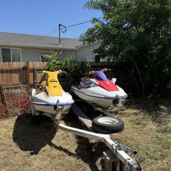 Two Jet Ski ‘s With Trailer 