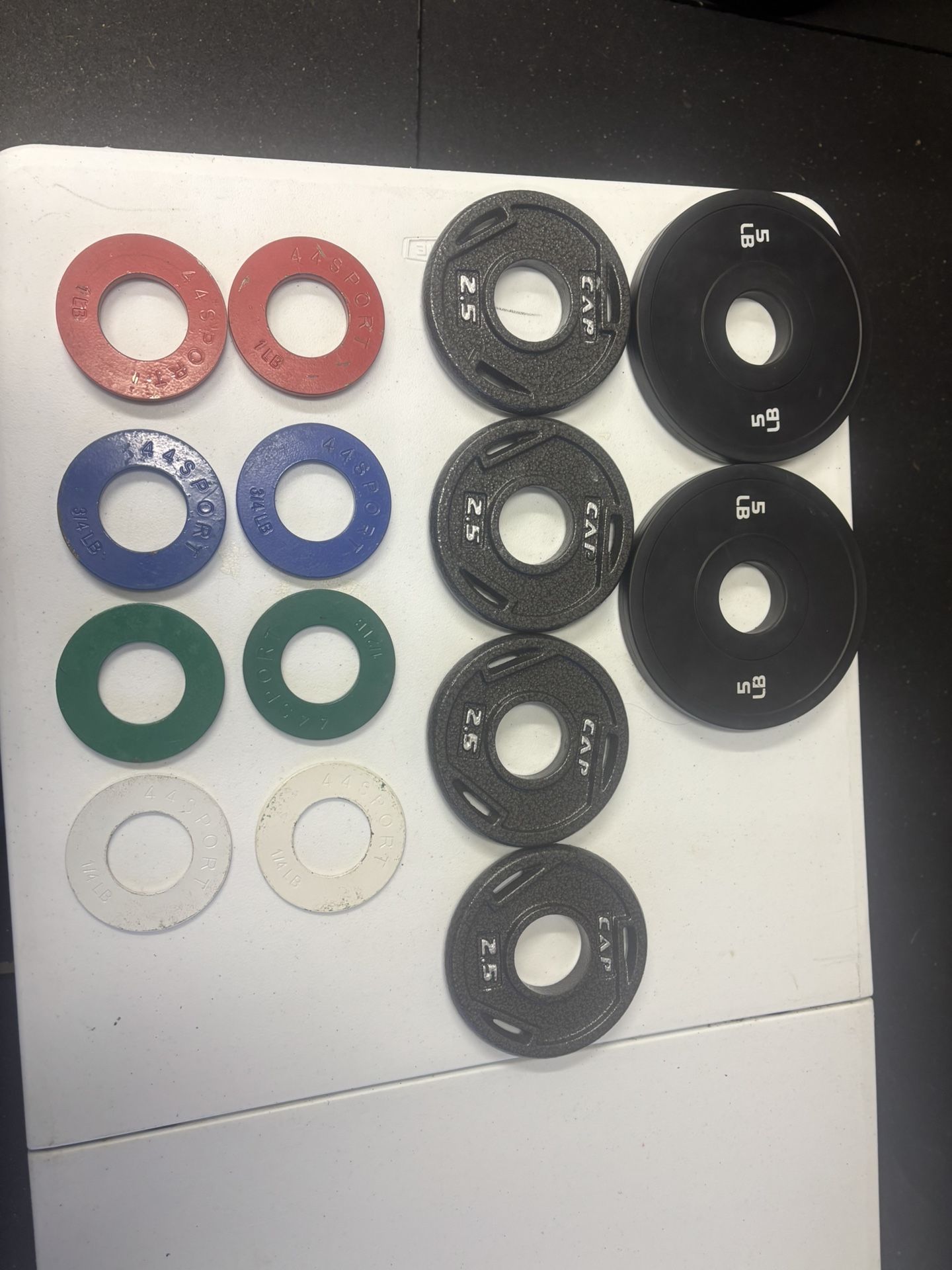 Olympic Weightlifting Weight Change Plate Set