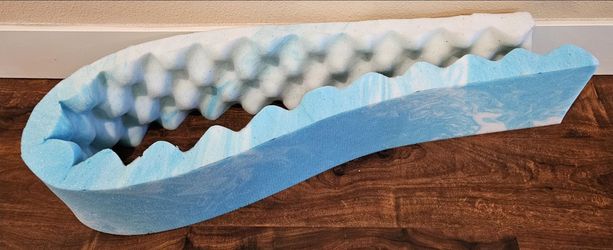 2" Egg Crate Memory Foam Remnant