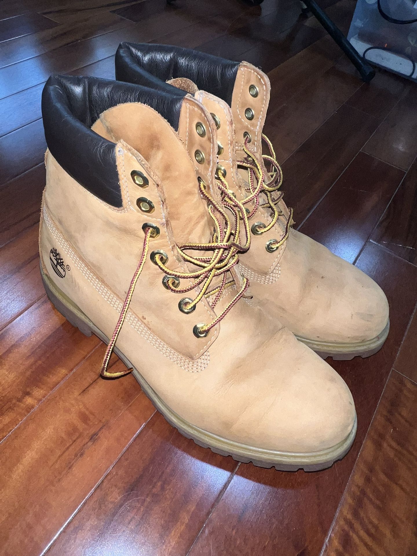 10061 Timberland 6 Inch Premium Boot Wheat Nubuck Tb010061 10