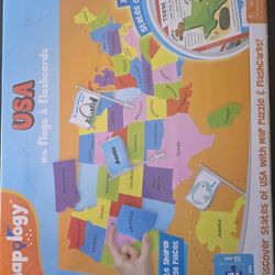 Imagimake Mapology USA Map with Capitals | Learning States and Capitals | US