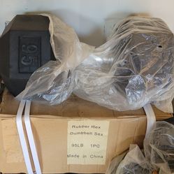 90 and 95 lb Dumbbells $1 per pound,  New 