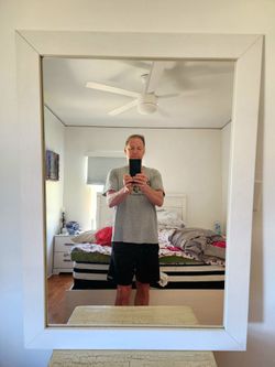 Mirror + white frame 31x42
