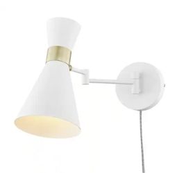 Beaker Light Wall Plug In Sconce 