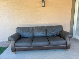 Leather couch