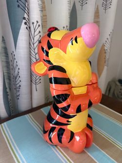 Disney Tigger Lady Bug Ceramic Cookie Jar