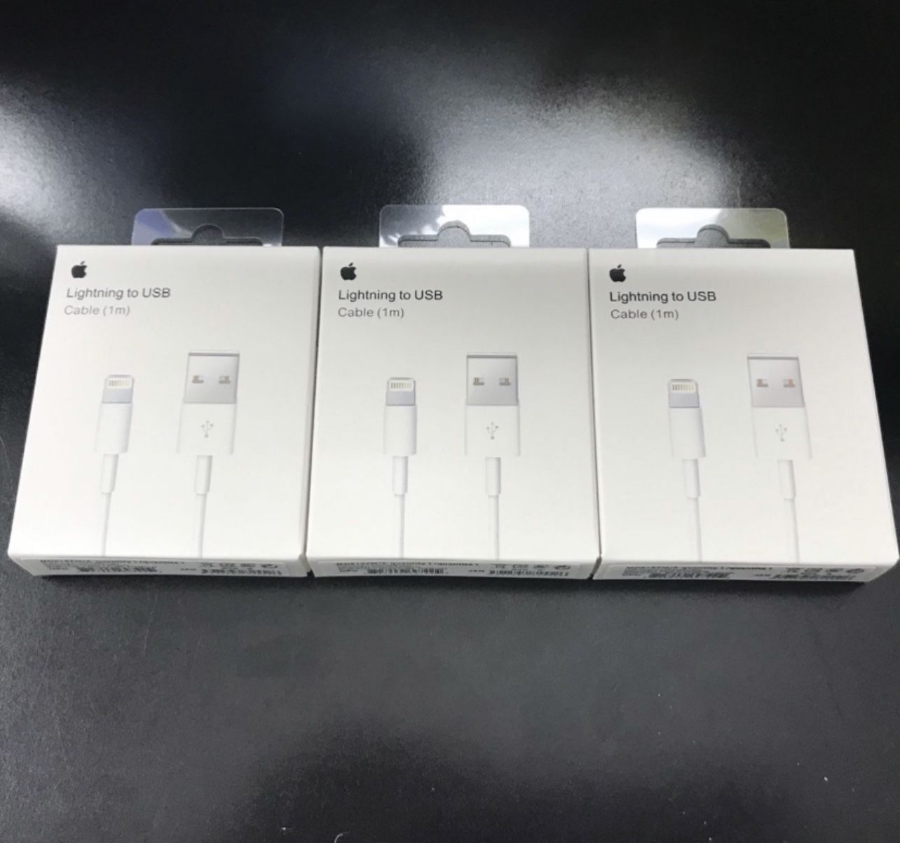 3 Apple iPhone Charger Lightning Cables Original OEM!
