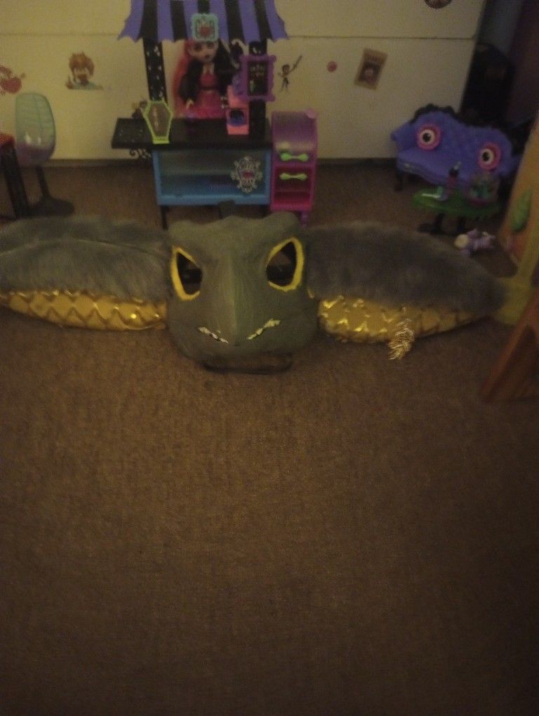 Unfinished Furry Dino Mask + Ears + Glasses