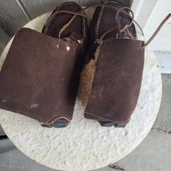 Boots For Women Size 9,natural Sheepskin 