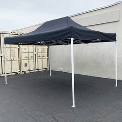 (New) $145 Large 10x15 FT Heavy-Duty Popup Canopy Instant Shade Quick Open with Carry Bag