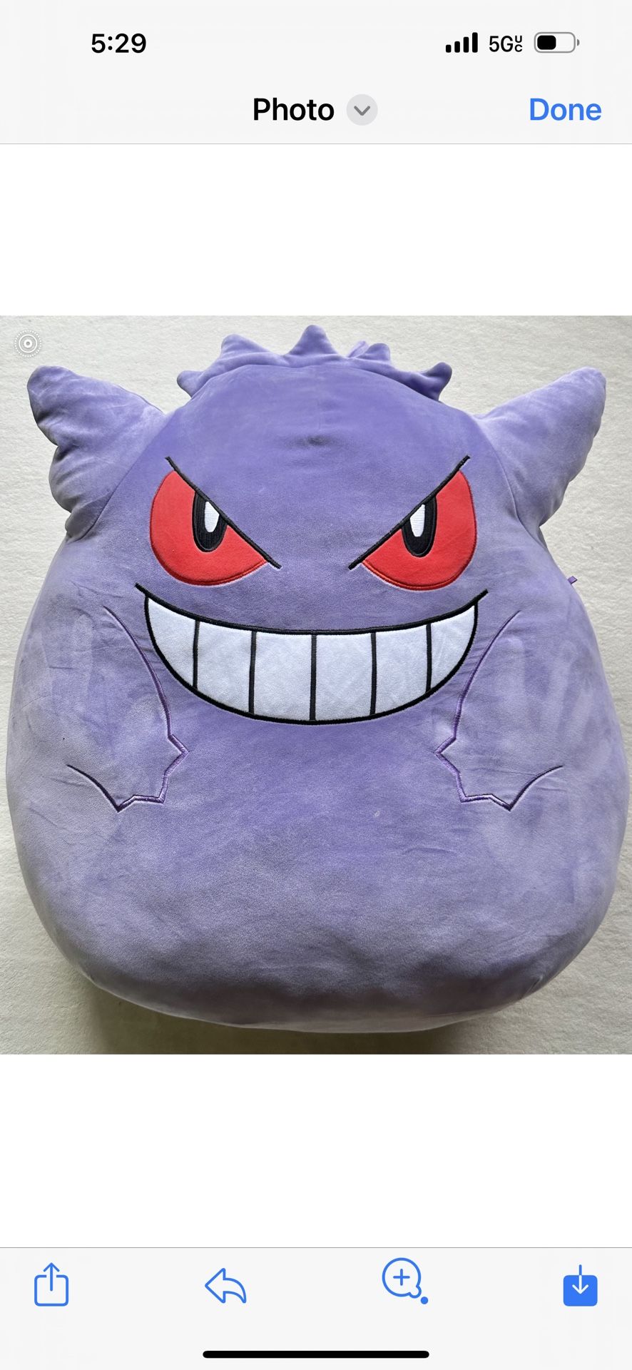 Gengar 20” Inch Squishmallow Pokémon Plush Target Exclusive New With Tags