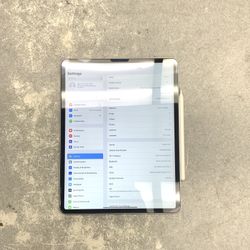 Apple iPad Pro 12.9 Inch Touchscreen 4th Generation 128 GB Cellular Unlocked Network Tablet Tab E Reader  iPad OS Apple Pencil Wireless Wifi Bluetooth