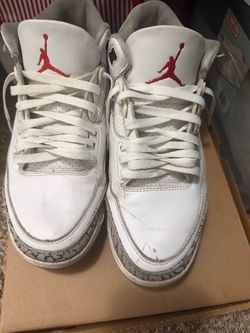 Air Jordan 3 White Cement Sneakers