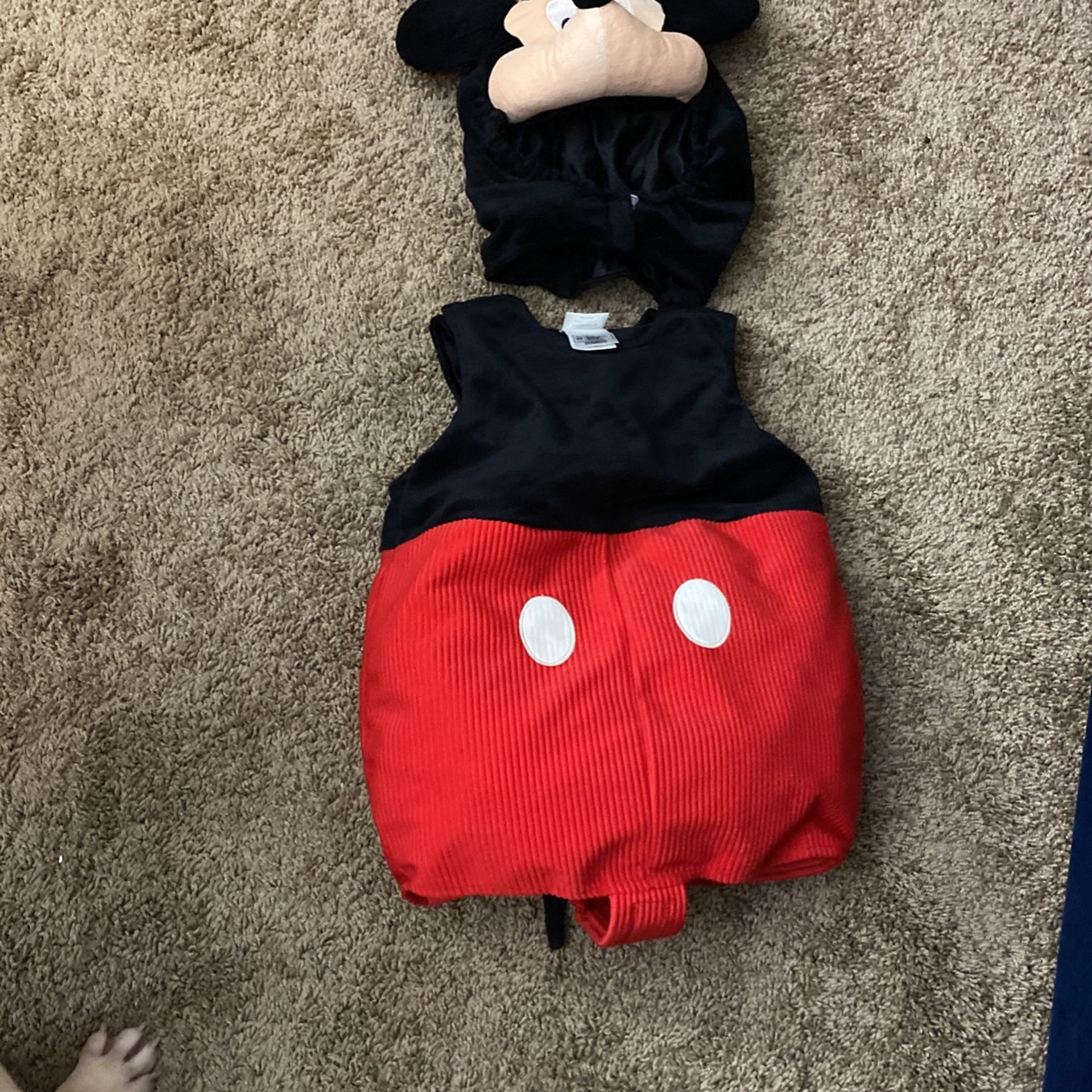 Mickey Mouse Toddler Halloween Costume Size 2/3 