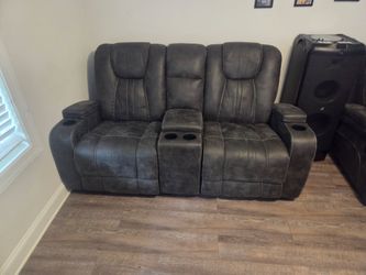 Rocker recliner love seat