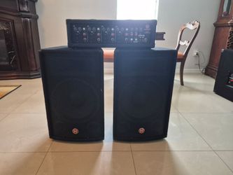 185 Watts PA System ready for parties