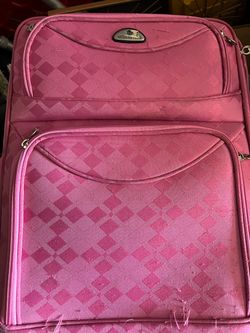 American Flyer Pink Soft-Side Luggage