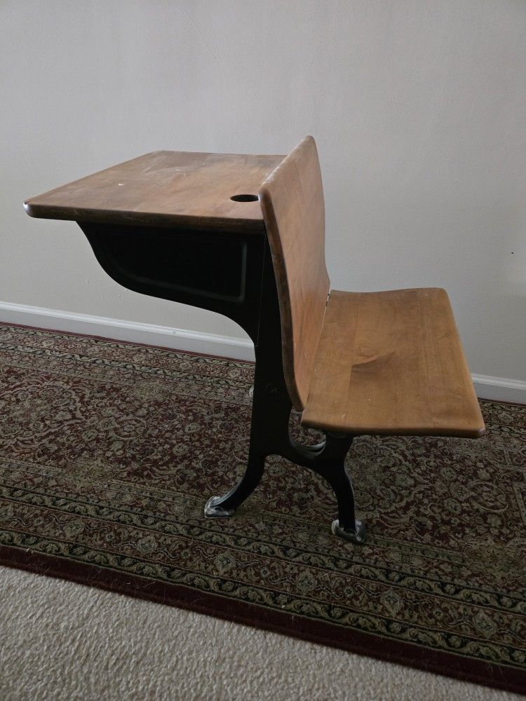 Antique School Desk