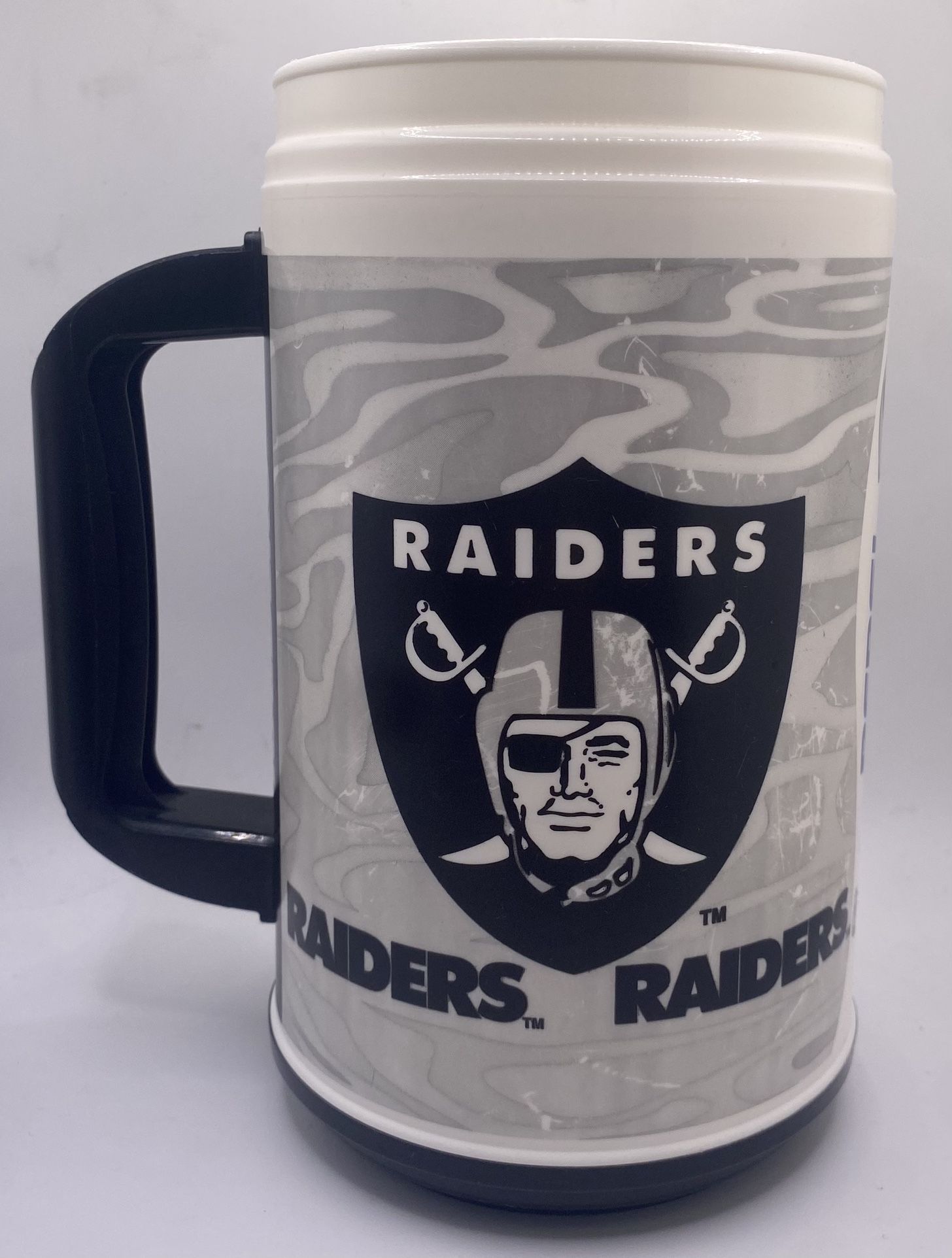 VintageRaidersFootballPepsiColaWhirley32ozHot& ColdCoffeeSodaCupMugMISSINGLID