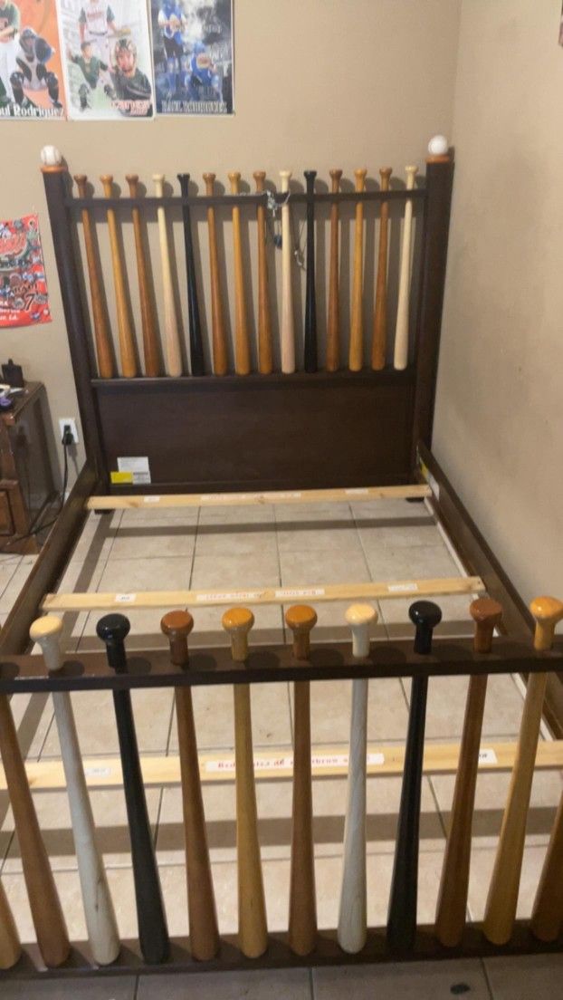 Baseball Bat Bed Frame