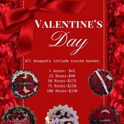 Valentine roses / Ramos / Bouquets / Flowers