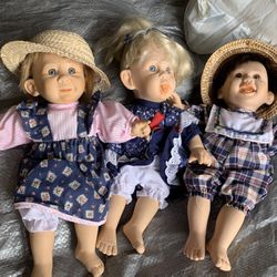 3 Doll Set