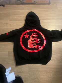 Black and red hellstar hoodie