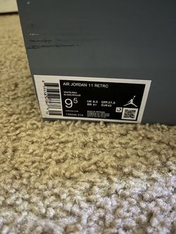 Air Jordan 11 Retro White/Red Size 9.5