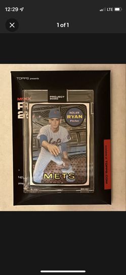 Topps PROJECT 2020 Nolan Ryan 1969 by Joshua Vides Card #87 Mets PR /64629