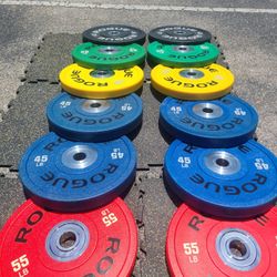 Rogue Urethane Bumper plates 430lbs