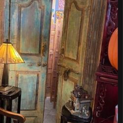 Antique Door Shipped From Indian Come With Complete Frame 