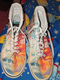 One piece vans tennis shoes