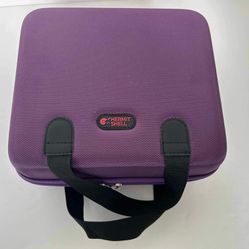 Hermit Shell Hard Travel Purple Large Case Zip Around